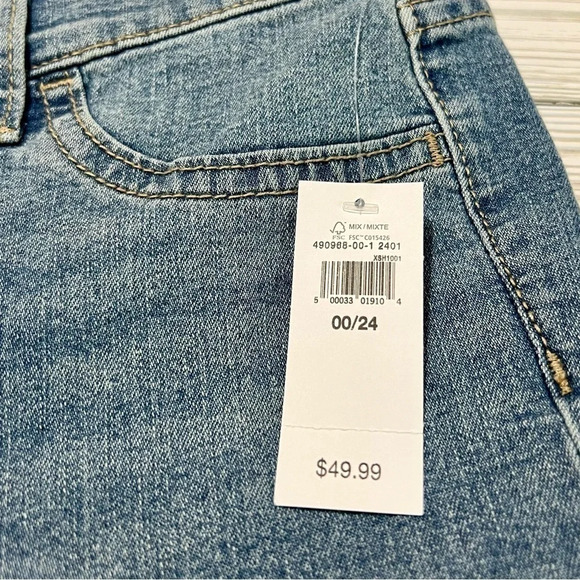 GAP Women's High Rise Favorite Jeggings Mid Rise Stretch Super Skinny Size 00/24 - Picture 6 of 13